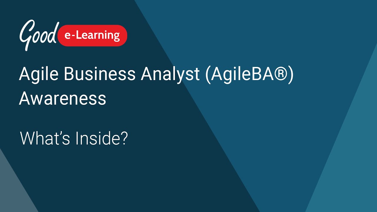 Agile Business Analyst (AgileBA®) Awareness Course: What's Inside ...